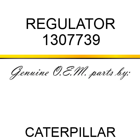 REGULATOR 1307739