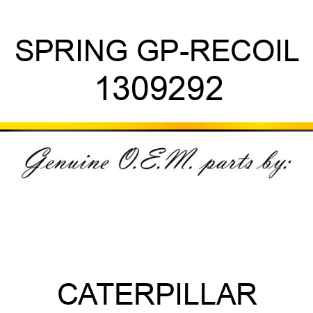 SPRING GP-RECOIL 1309292