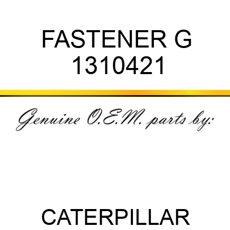 FASTENER G 1310421