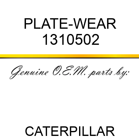 PLATE-WEAR 1310502