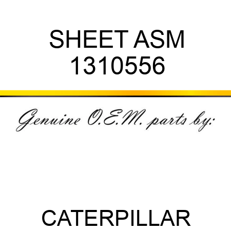 SHEET ASM 1310556