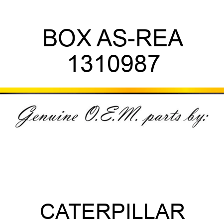 BOX AS-REA 1310987