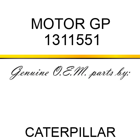 MOTOR GP 1311551