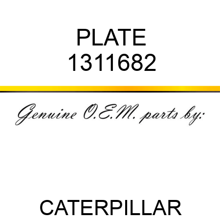 PLATE 1311682
