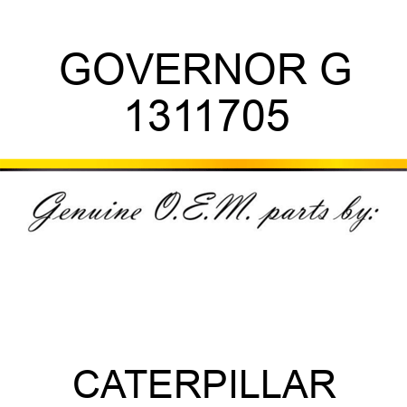 GOVERNOR G 1311705
