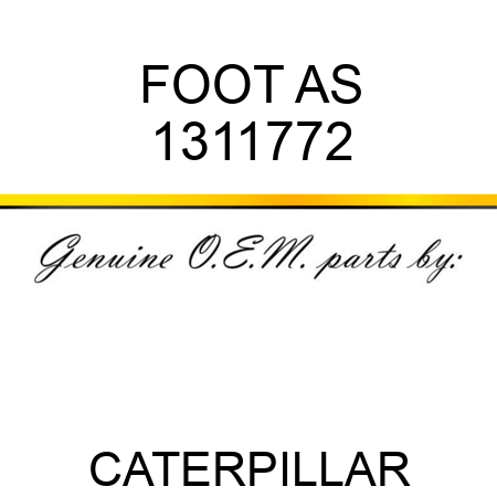 FOOT AS 1311772