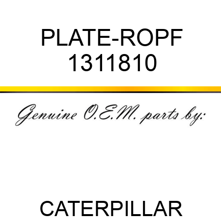 PLATE-ROPF 1311810
