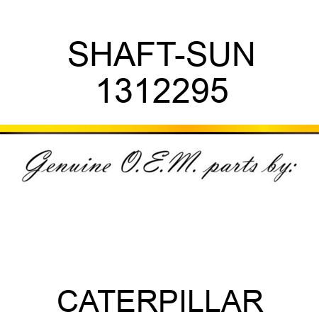 SHAFT-SUN 1312295