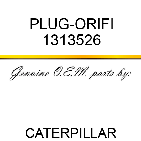 PLUG-ORIFI 1313526