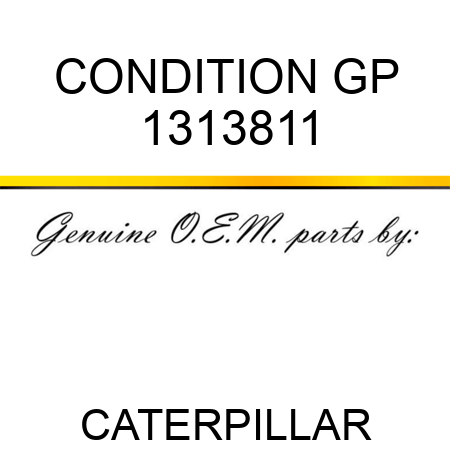 CONDITION GP 1313811