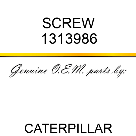 SCREW 1313986