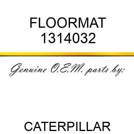 FLOORMAT 1314032