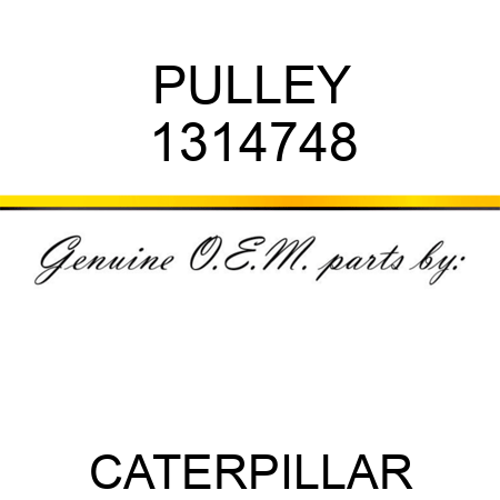 PULLEY 1314748