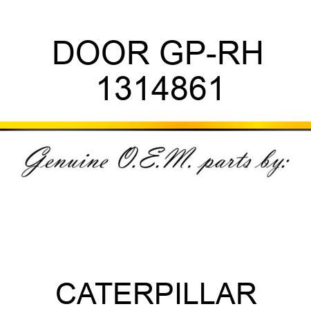 DOOR GP-RH 1314861