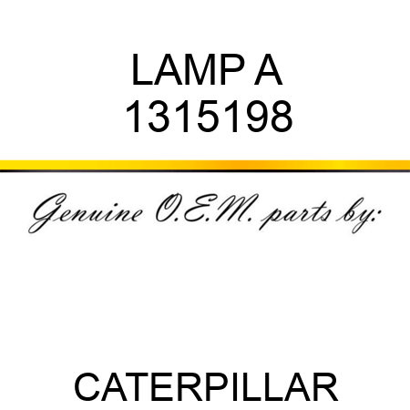 LAMP A 1315198