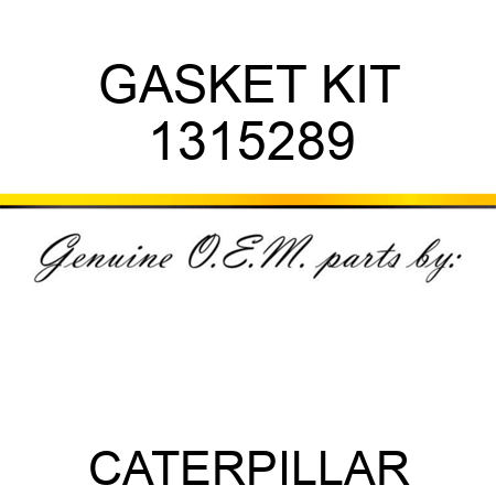 GASKET KIT 1315289