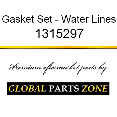 Gasket Set - Water Lines 1315297