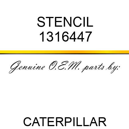 STENCIL 1316447