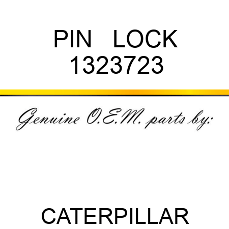 PIN   LOCK 1323723