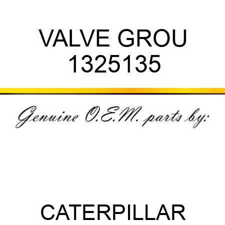 VALVE GROU 1325135