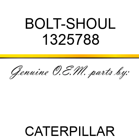 BOLT-SHOUL 1325788