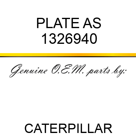 PLATE AS 1326940