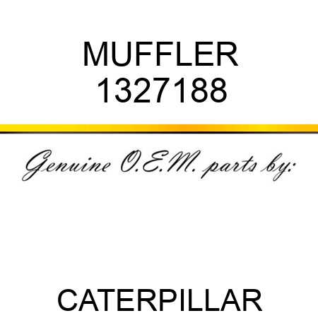 MUFFLER 1327188
