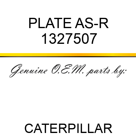 PLATE AS-R 1327507