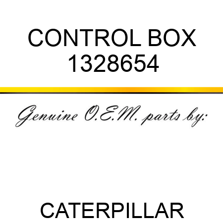 CONTROL BOX 1328654