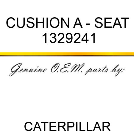 CUSHION A - SEAT 1329241