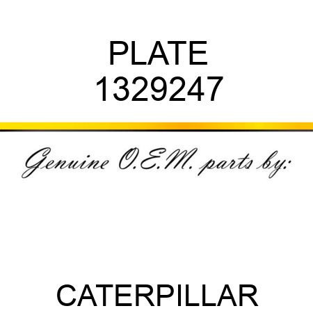 PLATE 1329247