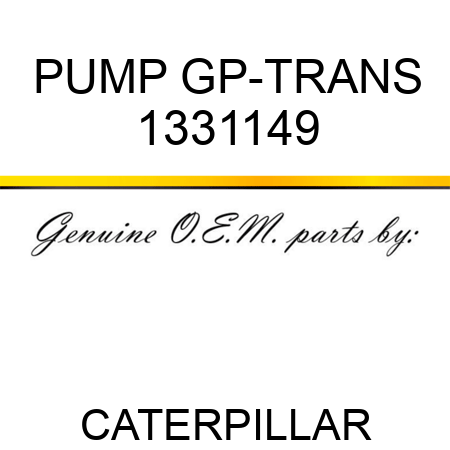 PUMP GP-TRANS 1331149