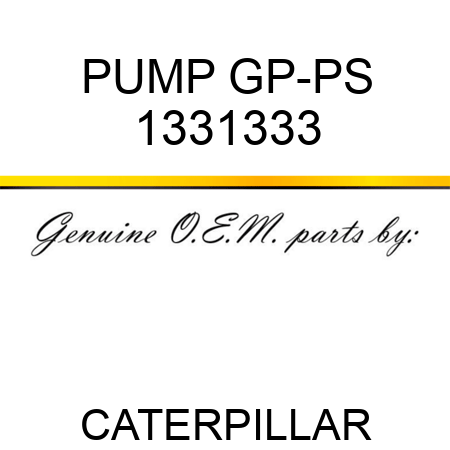 PUMP GP-PS 1331333