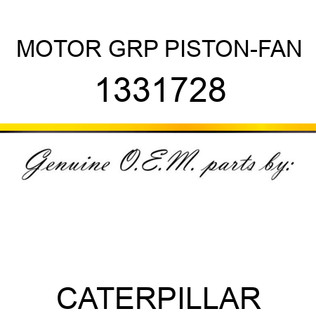MOTOR GRP PISTON-FAN 1331728
