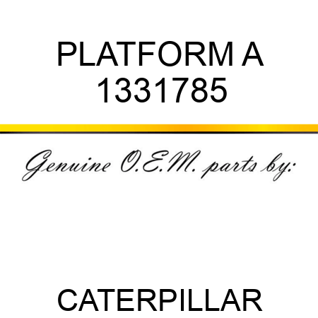PLATFORM A 1331785
