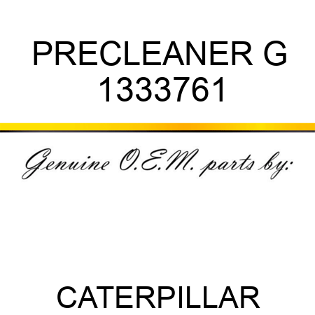 PRECLEANER G 1333761