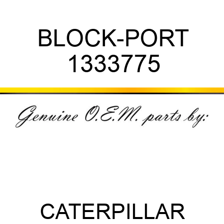 BLOCK-PORT 1333775