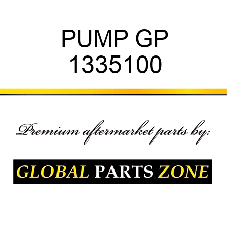 PUMP GP 1335100