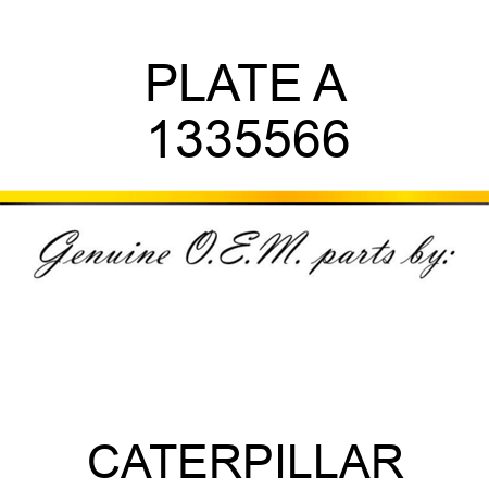 PLATE A 1335566