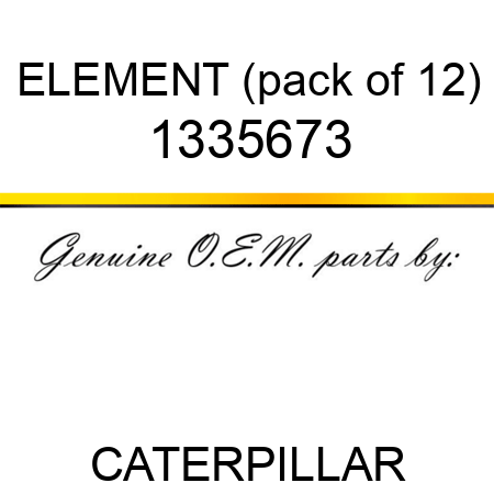 ELEMENT (pack of 12) 1335673