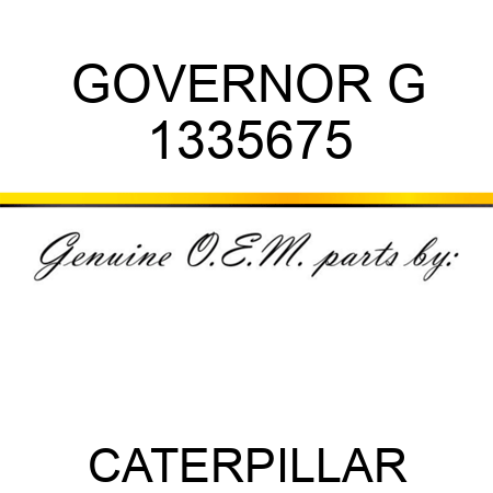 GOVERNOR G 1335675