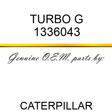 TURBO G 1336043