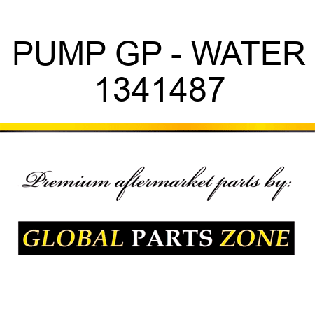 PUMP GP - WATER 1341487