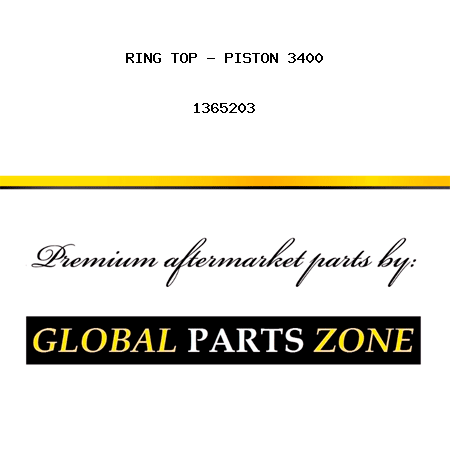 RING TOP - PISTON 3400 1365203