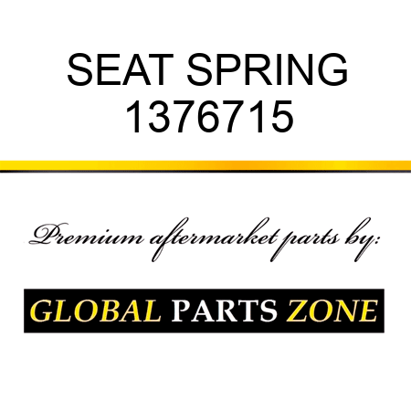 SEAT SPRING 1376715
