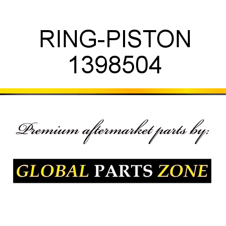RING-PISTON 1398504