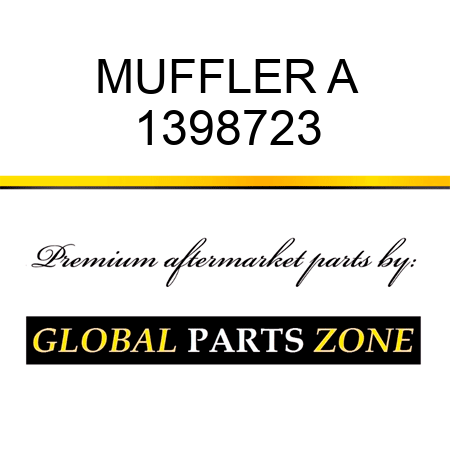 MUFFLER A 1398723