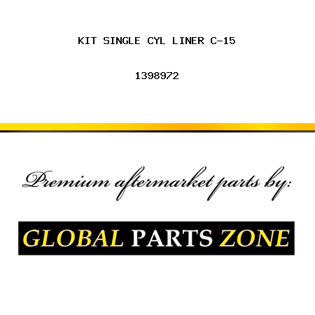 KIT SINGLE CYL LINER C-15 1398972