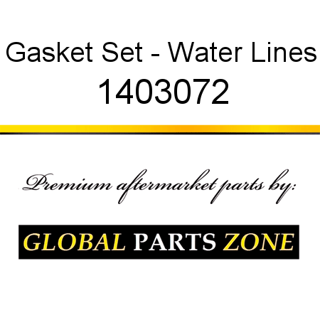 Gasket Set - Water Lines 1403072