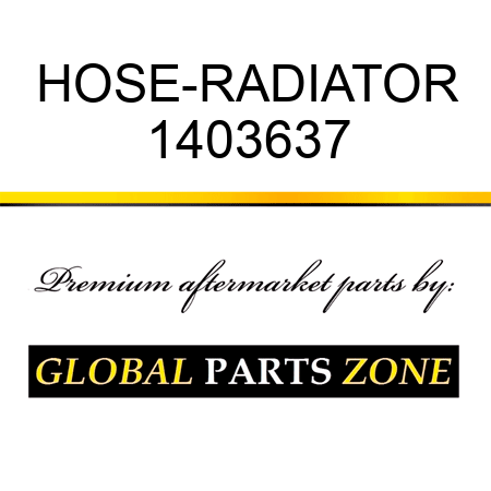 HOSE-RADIATOR 1403637